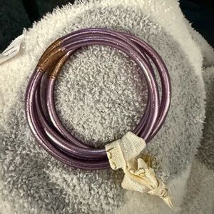 Purple Metallic Bangles